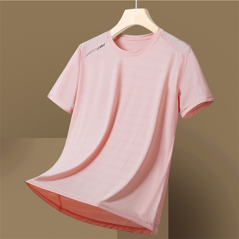 Breathable Round Neck Moisture Wicking Tee
