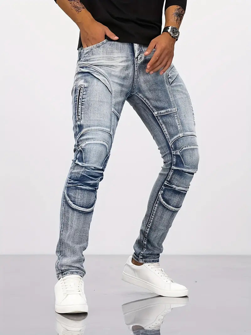 Men's Retro Casual Stretch Slim-fit Jeans