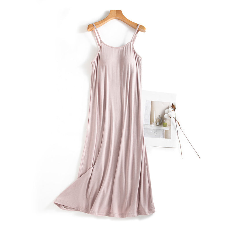 Women's Chest Padded One-Piece Nightdress