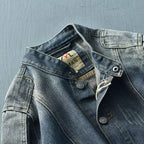Men's Stand Collar Retro Jacket