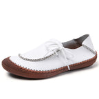 Women's Leather Slip-On Shoes