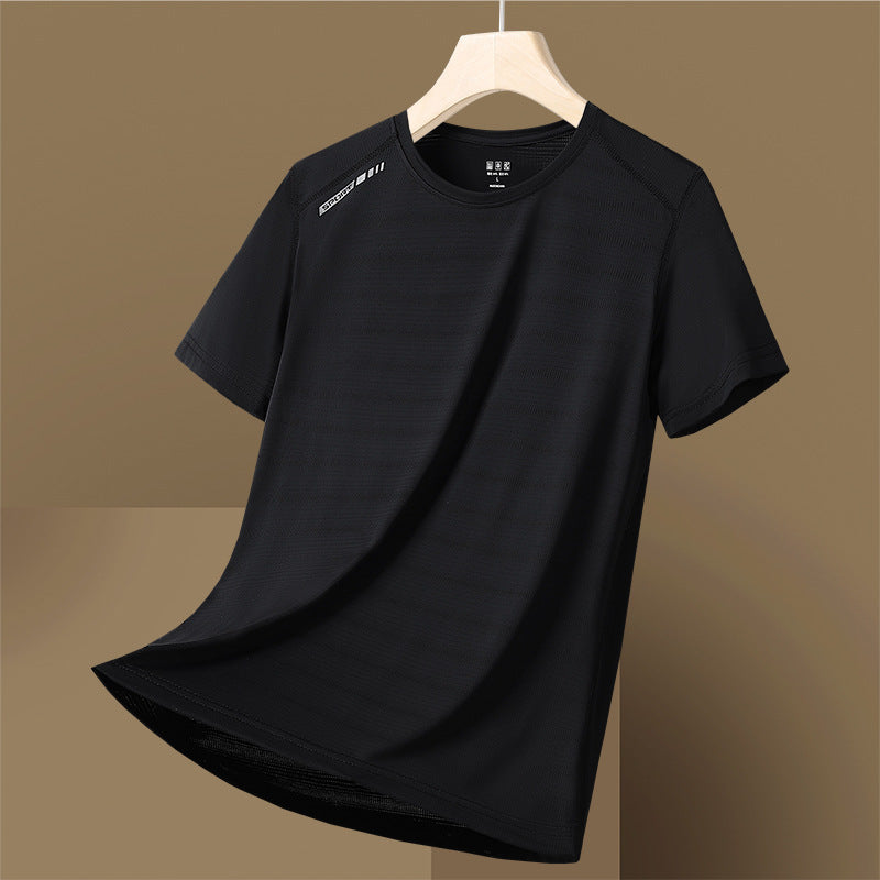 Breathable Round Neck Moisture Wicking Tee