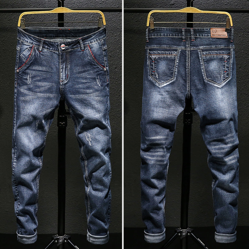 Men's Straight Fit Fleece Lined Jeans