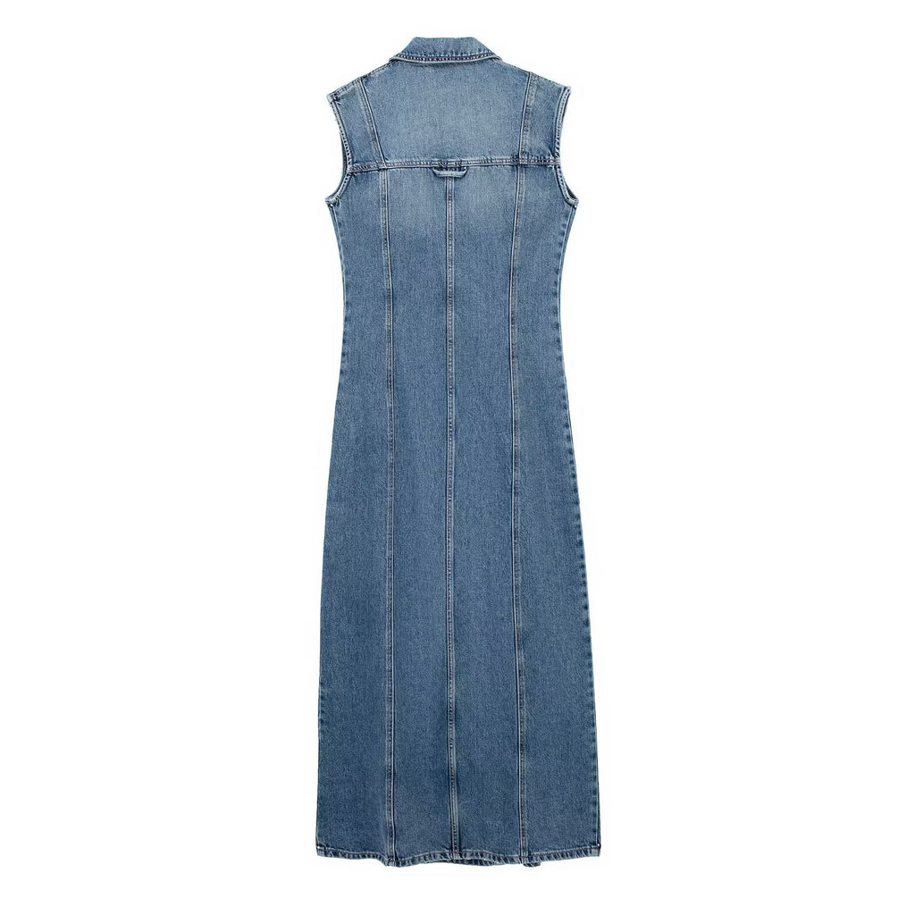 Women's Blue Denim Dress