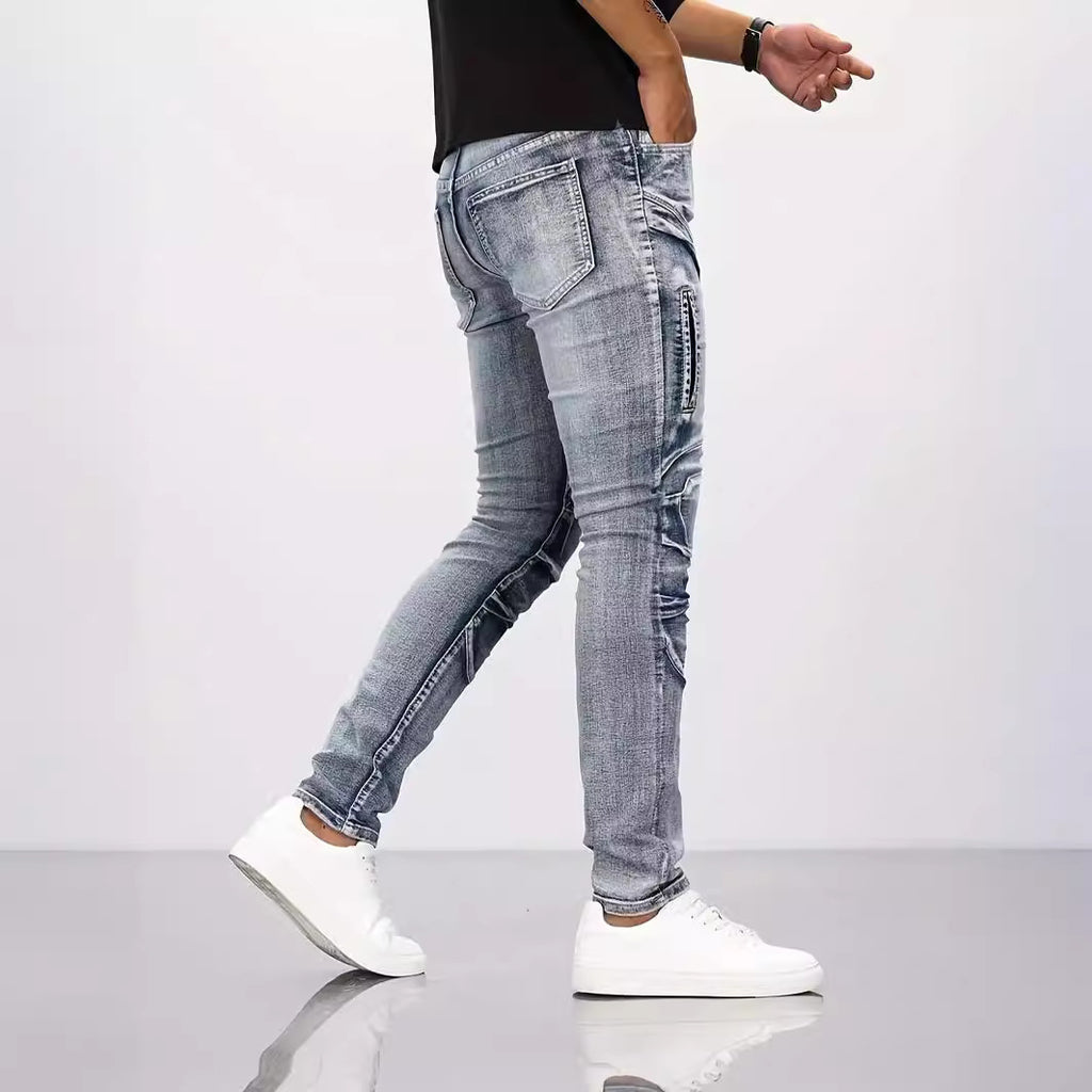 Men's Retro Casual Stretch Slim-fit Jeans