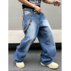 Men's Washed Loose Jeans