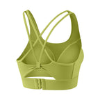 Women's U-neck Tie-up Thickened Yoga Butterfly Fitness Top