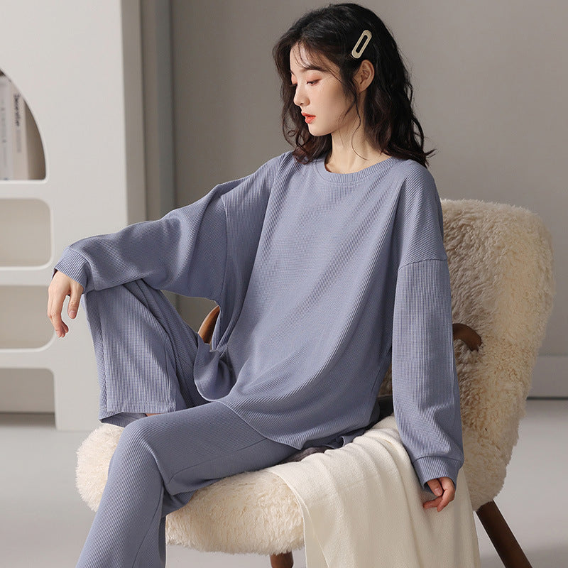 Women's Long Sleeve Pullover Top And Pants Set