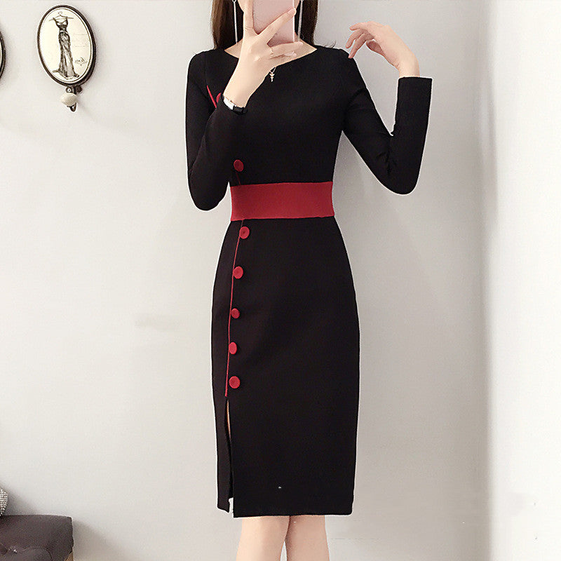 Women's Long Sleeved Dress