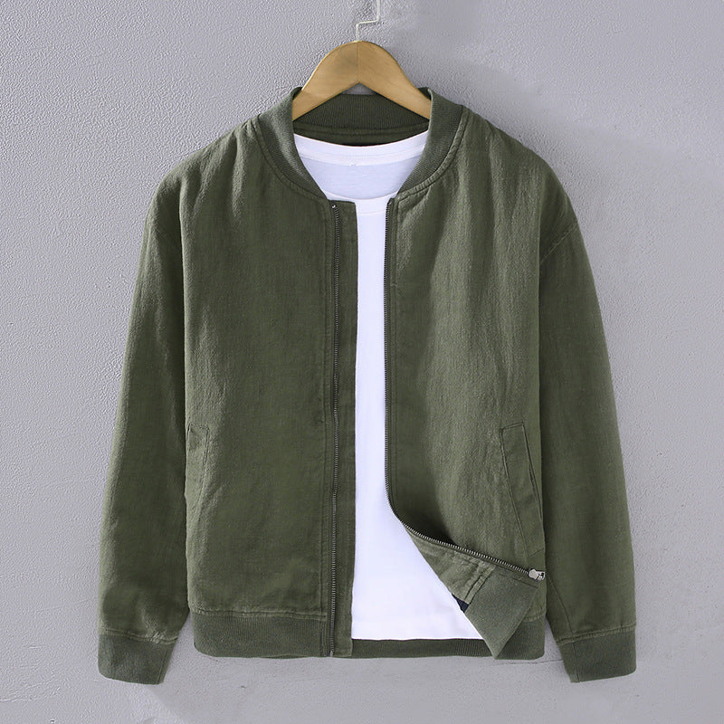 Men's Retro Ramie Relaxed Jacket