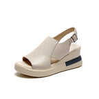 Women's High Platform Fish Mouth Platform Sandals