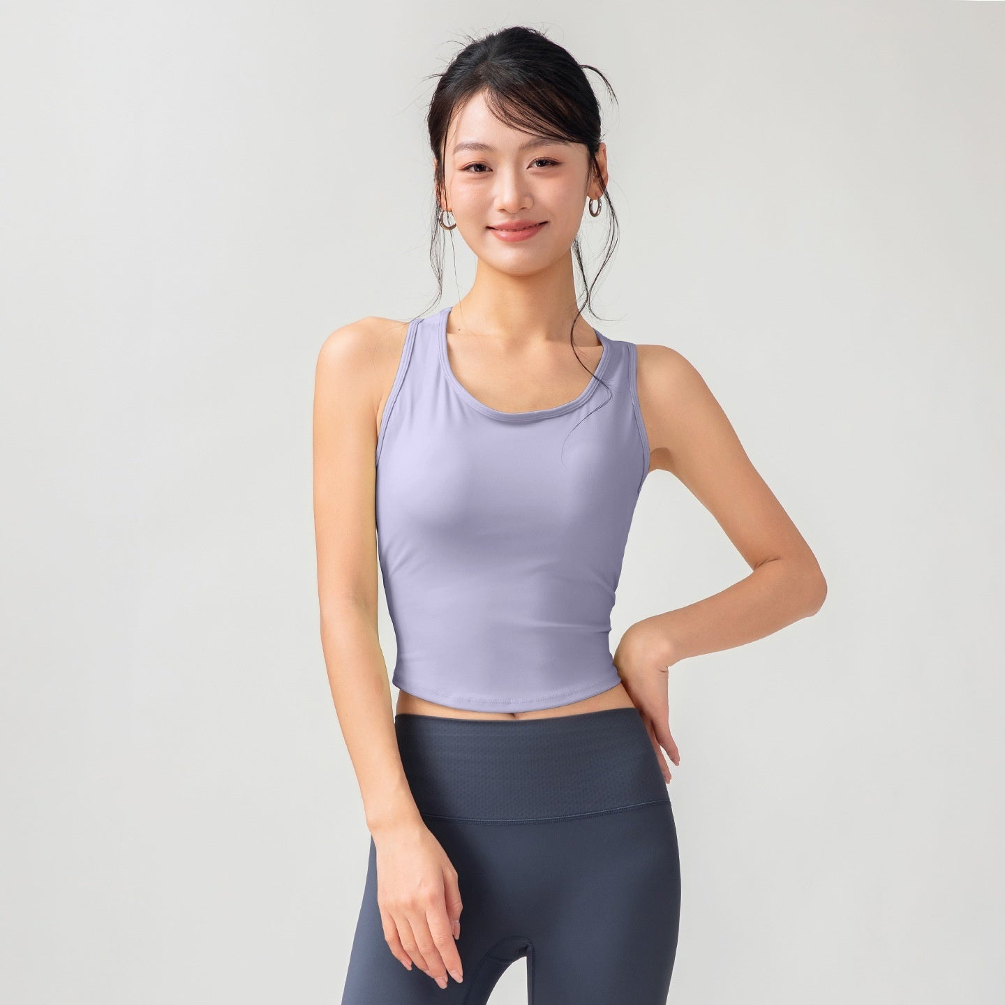 Women's Body Shaping Fitted Cup Yoga Tank Top