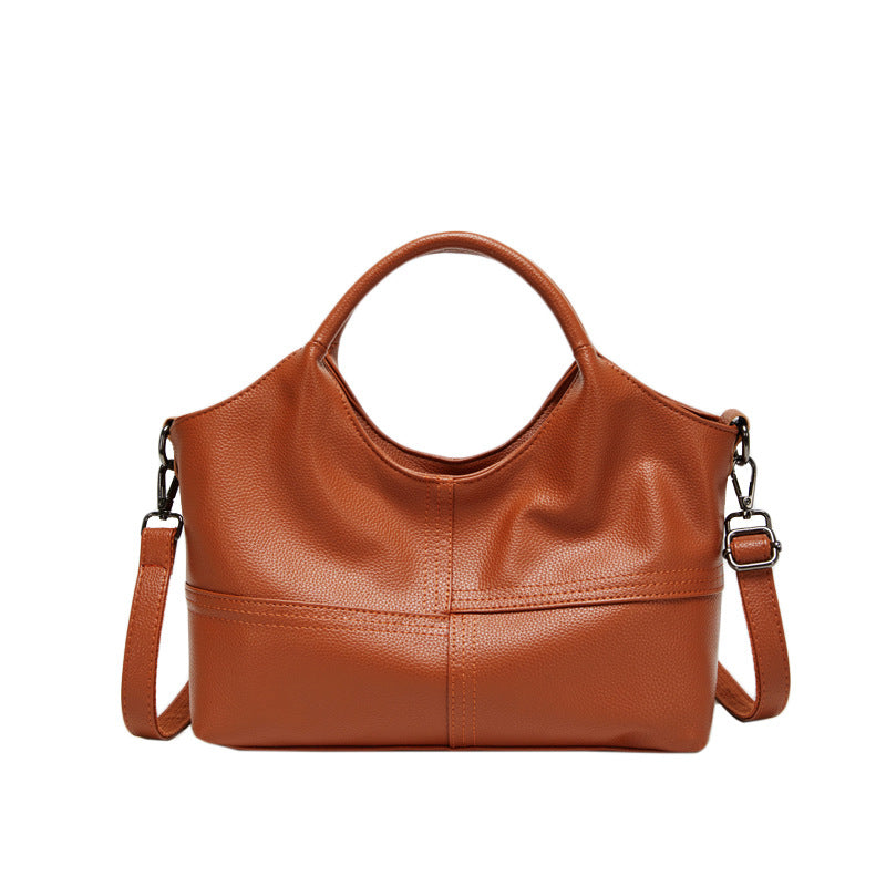 Women's Large Capacity Soft Texture Handbag