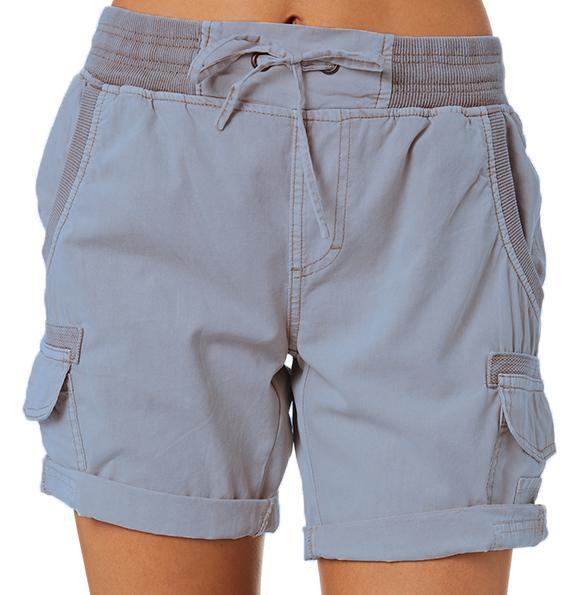 Women's High Waist Cargo Shorts