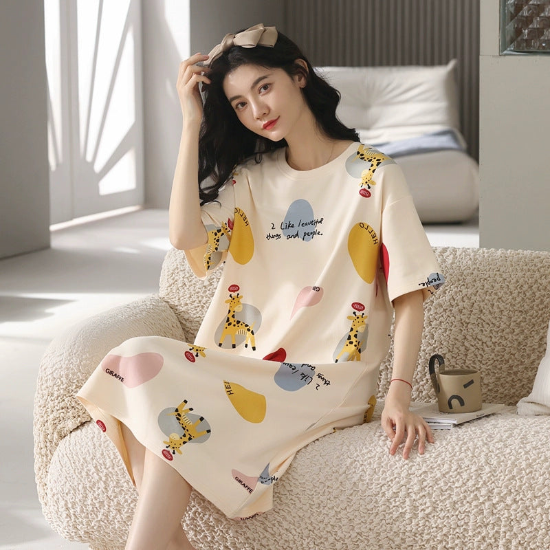 Women's Printed Short-sleeve Loungewear