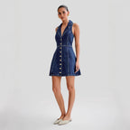 Women's Denim Tea Dress