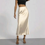 Women's Satin Skirt