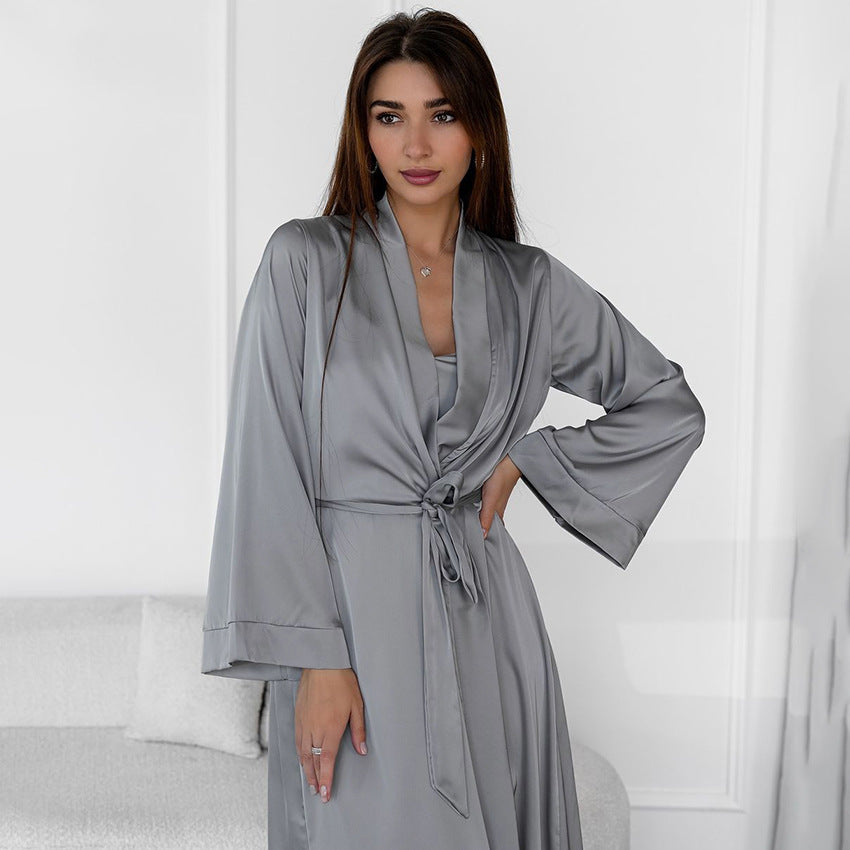 Women's 2 Piece Soft Satin Nightwear Set