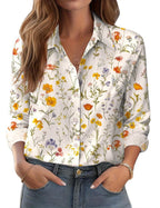 Women's Floral Loose-fit Shirt