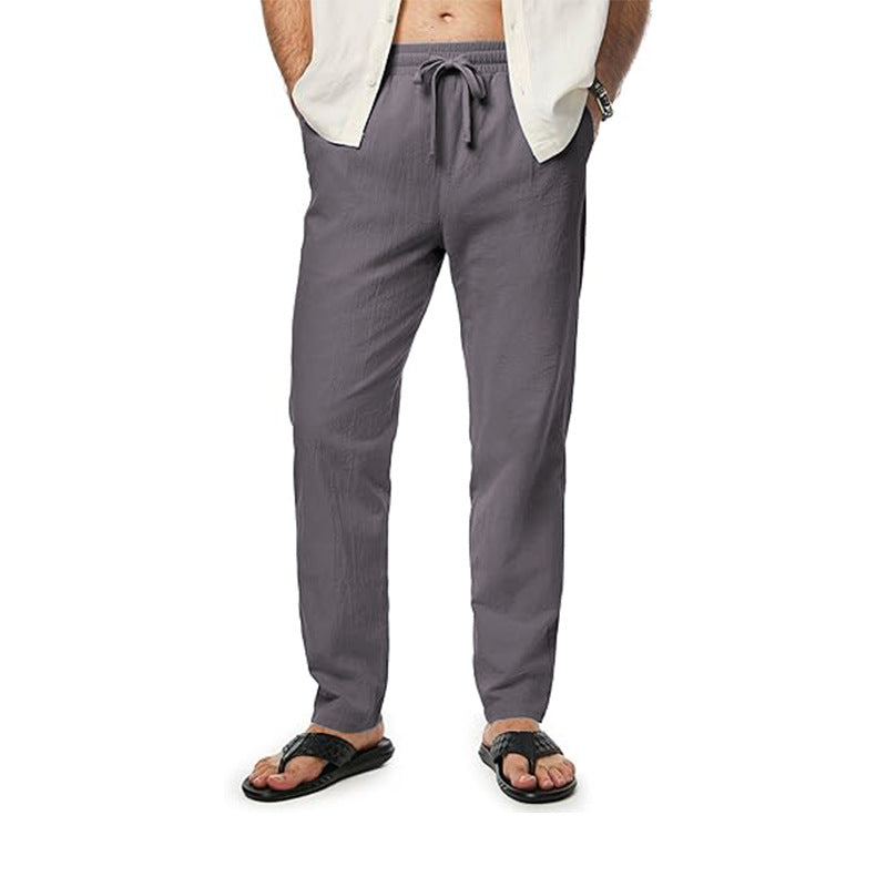 Men's Cotton And Linen Breathable Pants