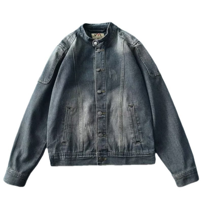 Men's Stand Collar Retro Jacket