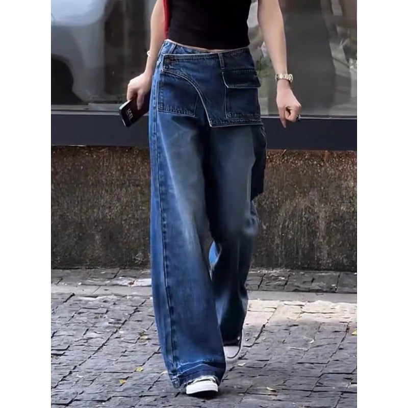 Women's High-waisted Wide-leg Jeans