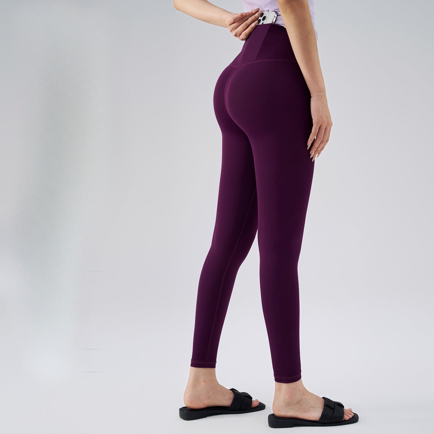 Women's Staple High Waist Anti-Curling Tight Yoga Pants
