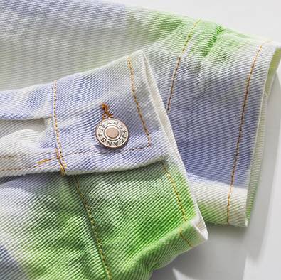 Splash-ink Lapel Jacket