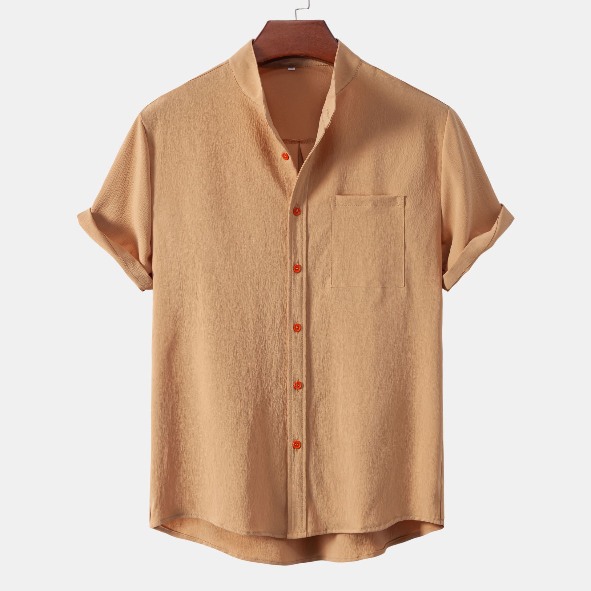 Men's Stand Collar Everyday Shirt