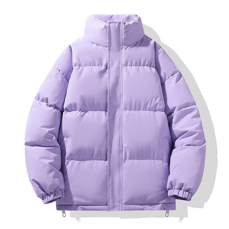 Stand-up Collar Cotton-padded Puffer Jacket