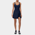 Women's Solid Split Athletic Dress