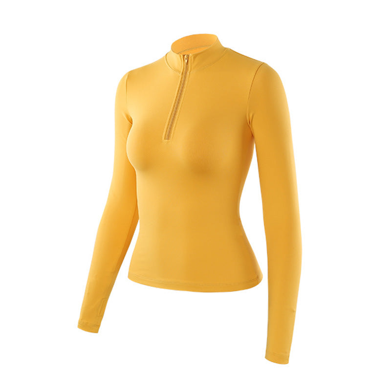 Women's Tight Long Sleeve Athleisure Jacket With Thumbhole