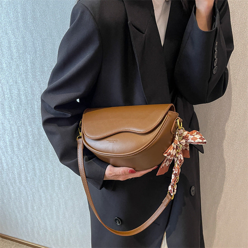 Women's Cross-body Saddle Bag
