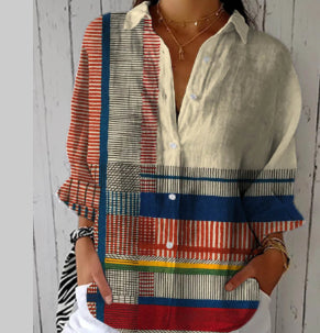 Women's Cross-Border Lapel Shirt