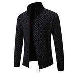 Men's Stand Collared Cardigan