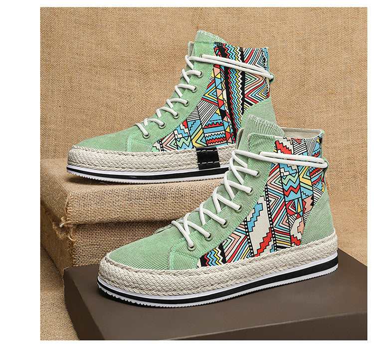 Men's High-top Artistic Sneakers