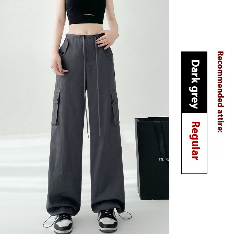 Women's Casual High Waist Wide-leg Pants