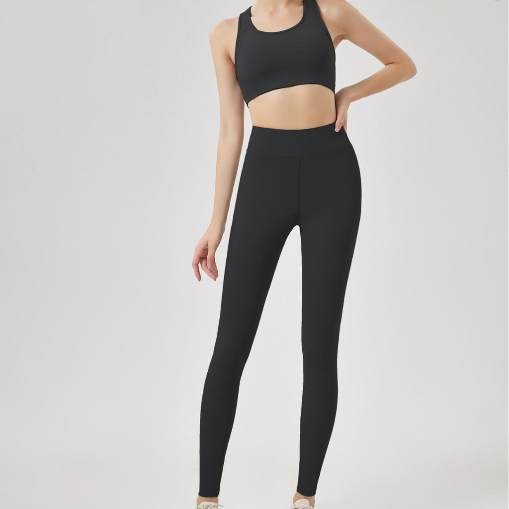 Women's Stretchy Tight Yoga Pants And Yoga Tank Top