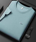 Antibacterial ICE Cotton Sweat Wicking Breathable Round Neck T-shirt