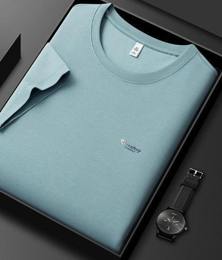 Antibacterial ICE Cotton Sweat Wicking Breathable Round Neck T-shirt