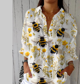 Women's Cross-Border Lapel Shirt
