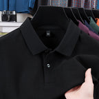 Men's Mercerized Polo Collar Short Sleeve T-Shirt