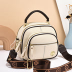 Women's Multi-Zipper Crossbody Bag