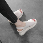 Women's High Platform Fish Mouth Platform Sandals