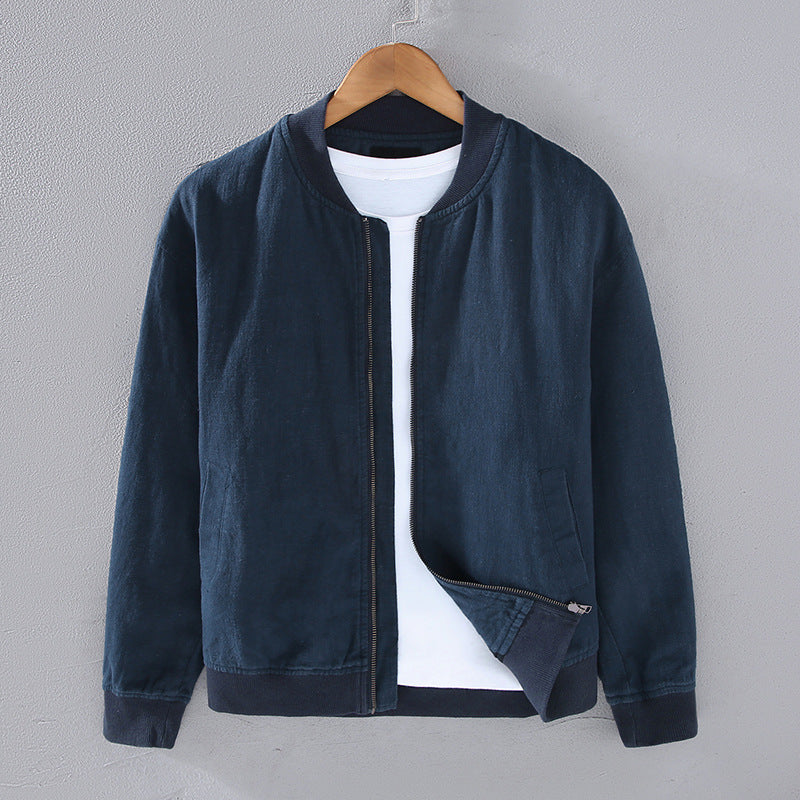 Men's Retro Ramie Relaxed Jacket
