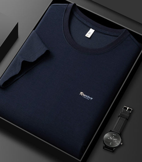 Antibacterial ICE Cotton Sweat Wicking Breathable Round Neck T-shirt