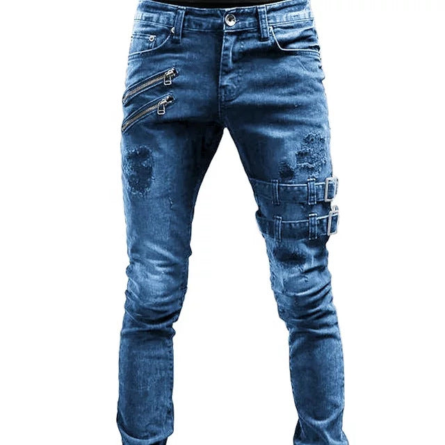 Men's Chained Jeans