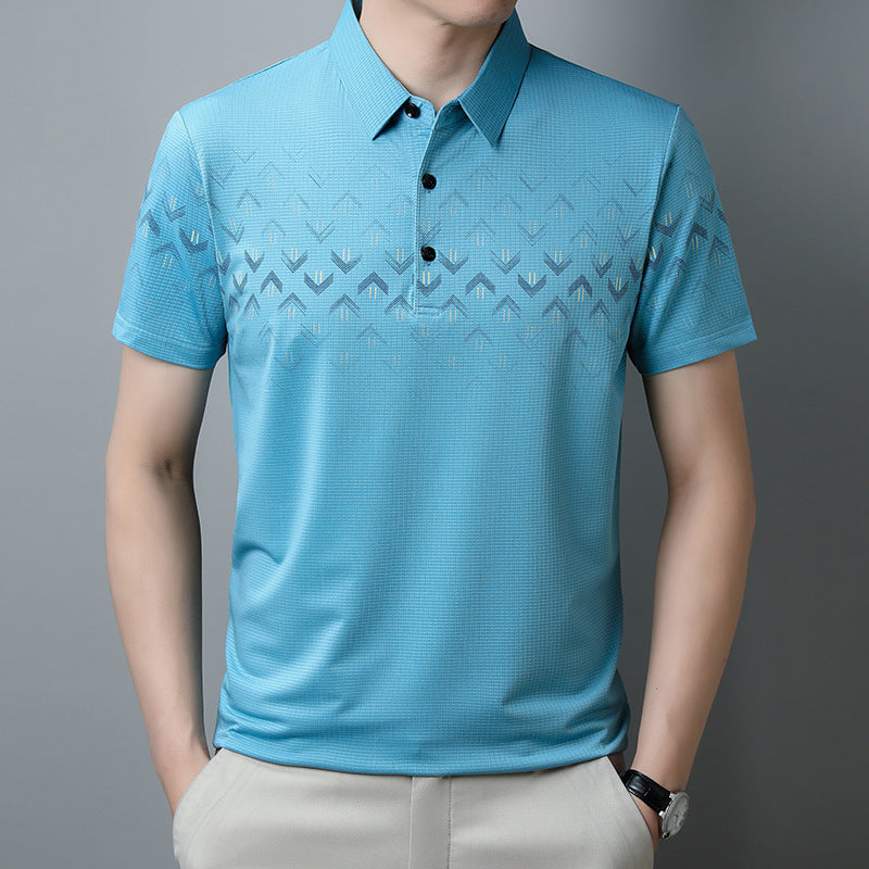 Men's Quick Dry Cool Mesh Polo T-Shirt