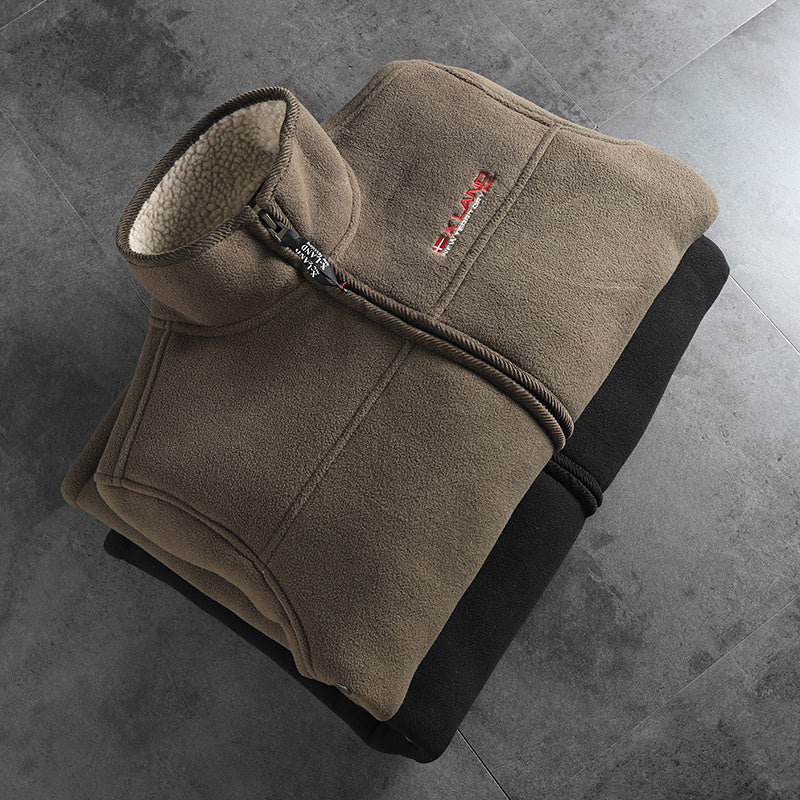 Men's Stand Collared Thick Coat