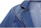 Women's Single Buttoned Denim Coat